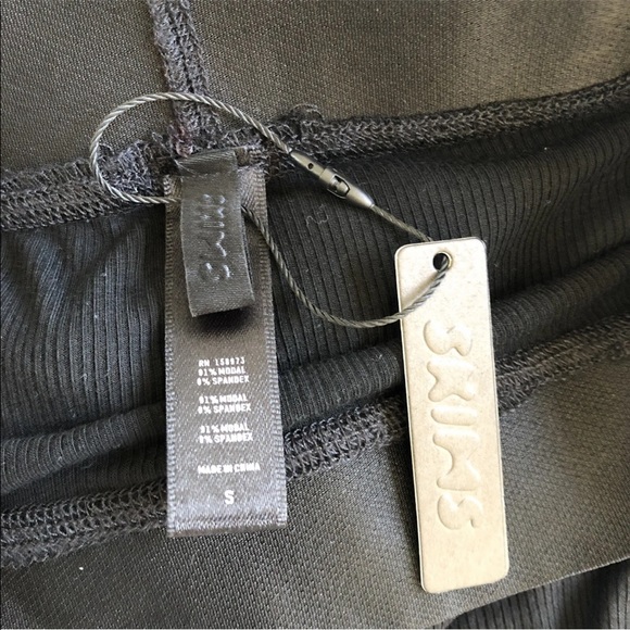 New SKIMS Thermal Ribbed Leggings In Onyx Black Small Women's - Picture 5 of 7